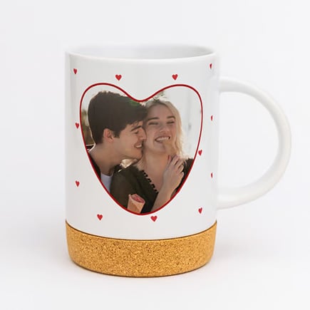 Kubek z podstawą korkową, Kolekcja Miłość- wersja 2