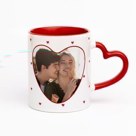 Kubek z uchwytem serce, Kolekcja Miłość- wersja 2