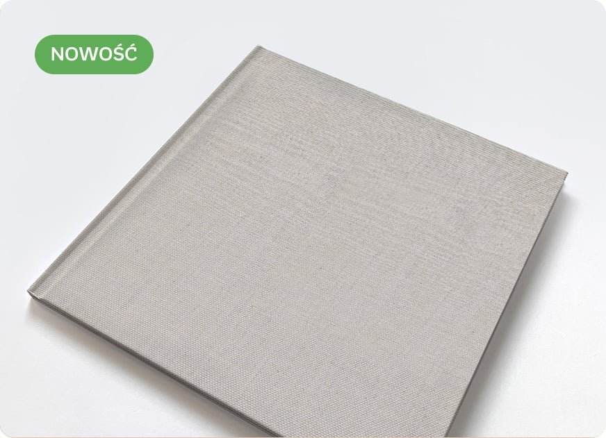 fotoksiążka z materiałową okładką